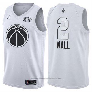 Maglia All Star 2018 Washington Wizards John Wall #2 Bianco