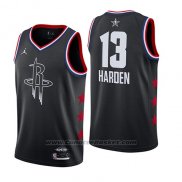 Maglia All Star 2019 Houston Rockets James Harden #13 Nero