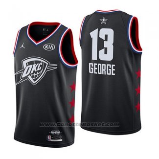 Maglia All Star 2019 Oklahoma City Thunder Paul George #13 Nero