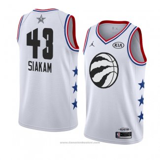 Maglia All Star 2019 Toronto Raptors Pascal Siakam #43 Bianco