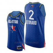 Maglia All Star 2020 Western Conference Kawhi Leonard #2 Blu