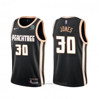 Maglia Atlanta Hawks Damian Jones #30 Citta 2019-20 Nero