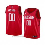 Maglia Bambino Houston Rockets Personalizzate Earned 2018-19 Rosso