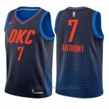 Maglia Bambino Oklahoma City Thunder Carmelo Anthony #7 Statement 2017-18 Blu