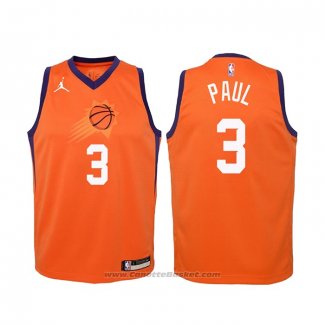 Maglia Bambino Phoenix Suns Chris Paul #3 Statement 2020-21 Arancione