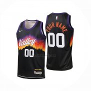 Maglia Bambino Phoenix Suns Personalizzate Citta 2025-26 Nero