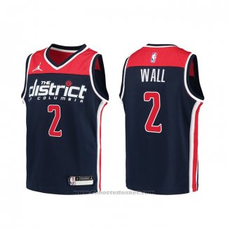 Maglia Bambino Washington Wizards John Wall #2 Association 2020-21 Blu