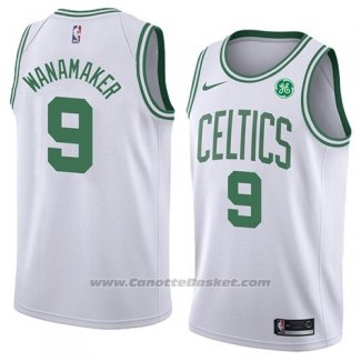 Maglia Boston Celtics Brad Wanamaker #9 Association 2018 Bianco