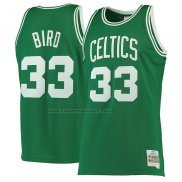 Maglia Boston Celtics Larry Bird NO 33 Mitchell & Ness 1985-86 Verde