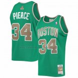 Maglia Boston Celtics Paul Pierce NO 34 Mitchell & Ness 2007-08 Verde