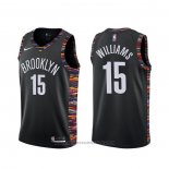 Maglia Brooklyn Nets Alan Williams #15 Citta Nero