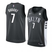 Maglia Brooklyn Nets Kevin Durant #7 Statement 2019-20 Nero