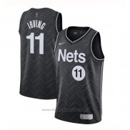 Maglia Brooklyn Nets Kyrie Irving #11 Earned 2020-21 Nero