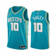 Maglia Charlotte Hornets Amari Bailey #10 Citta 2023-24 Verde