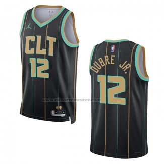 Maglia Charlotte Hornets Kelly Oubre JR. #12 Citta 2022-23 Nero