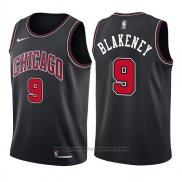 Maglia Chicago Bulls Antonio Blakeney #9 Statement 2017-18 Nero