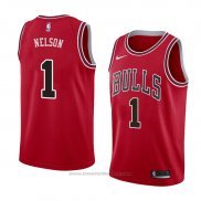 Maglia Chicago Bulls Jameer Nelson #1 Icon 2018 Rosso