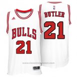 Maglia Chicago Bulls Jimmy Butler #21 Bianco
