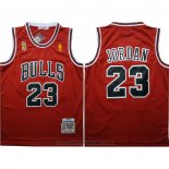 Maglia Chicago Bulls Michael Jordan #23 1996-97 Finals Rosso