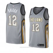 Maglia Cleveland Cavaliers David Nwaba #12 Citta 2018 Grigio