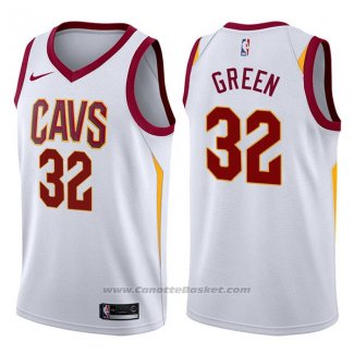 Maglia Cleveland Cavaliers Jeff Green #32 Swingman Association 2017-18 Bianco