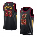 Maglia Cleveland Cavaliers Marcus Thornton #33 Statement 2018 Nero