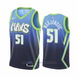 Maglia Dallas Mavericks Boban Marjanovic #51 Citta Edition Blu