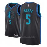 Maglia Dallas Mavericks J.j. Barea #5 Citta 2018-19 Blu