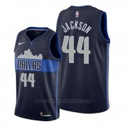 Maglia Dallas Mavericks Justin Jackson #44 Statement Blu