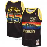 Maglia Denver Nuggets Dikembe Mutombo #55 Throwback Nero