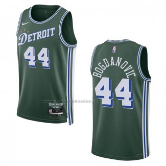 Maglia Detroit Pistons Bojan Bogdanovic #44 Citta 2022-23 Verde