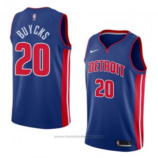 Maglia Detroit Pistons Dwight Buycks #20 Icon 2018 Blu