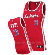 Maglia Donna Los Angeles Clippers Chris Paul #3 Rosso