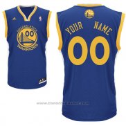 Maglia Golden State Warriors Adidas Personalizzate Blu