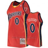 Maglia Golden State Warriors Demarcus Cousins 2009-10 Hardwood Classics Arancione