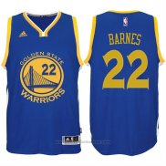 Maglia Golden State Warriors Harrison Barnes #22 Blu
