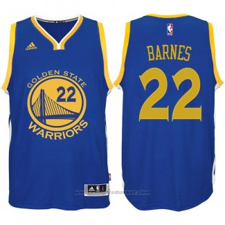 Maglia Golden State Warriors Harrison Barnes #22 Blu