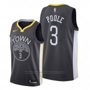 Maglia Golden State Warriors Jordan Poole #3 Statement Nero