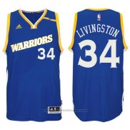 Maglia Golden State Warriors Shaun Livingston #34 Blu