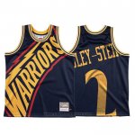 Maglia Golden State Warriors Willie Cauley Stein #2 Mitchell & Ness Big Face Blu