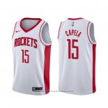 Maglia Houston Rockets Clint Capela #15 Association Bianco