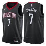 Maglia Houston Rockets Joe Johnson #7 Statement 2017-18 Nero