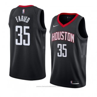 Maglia Houston Rockets Kenneth Faried #35 Statement 2018 Nero