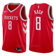 Maglia Houston Rockets Le'bryan Nash #8 2017-18 Rosso