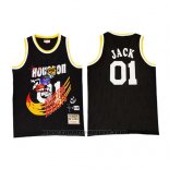 Maglia Houston Rockets X Cactus Jack #01 Nero