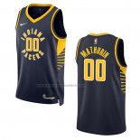 Maglia Indiana Pacers Bennedict Mathurin #00 Icon 2022-23 Blu