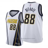 Maglia Indiana Pacers Goga Bitadze #88 Earned Bianco