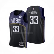 Maglia Indiana Pacers Myles Turner #33 Citta 2022-23 Blu