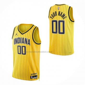 Maglia Indiana Pacers Personalizzate Statement 2026-27 Oro