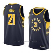 Maglia Indiana Pacers Thaddeus Young #21 Icon 2018 Blu